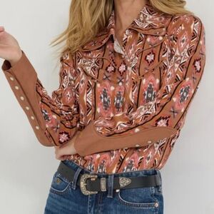 Wrangler X Lainey Wilson Checotah Snap Front Shirt, Western, Rodeo